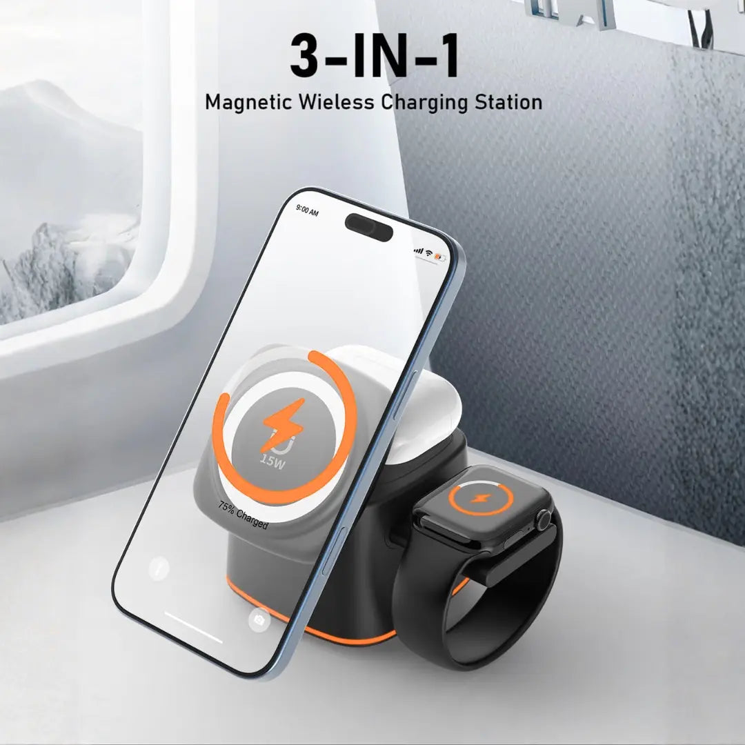 3 in 1 Wireless Charger Station