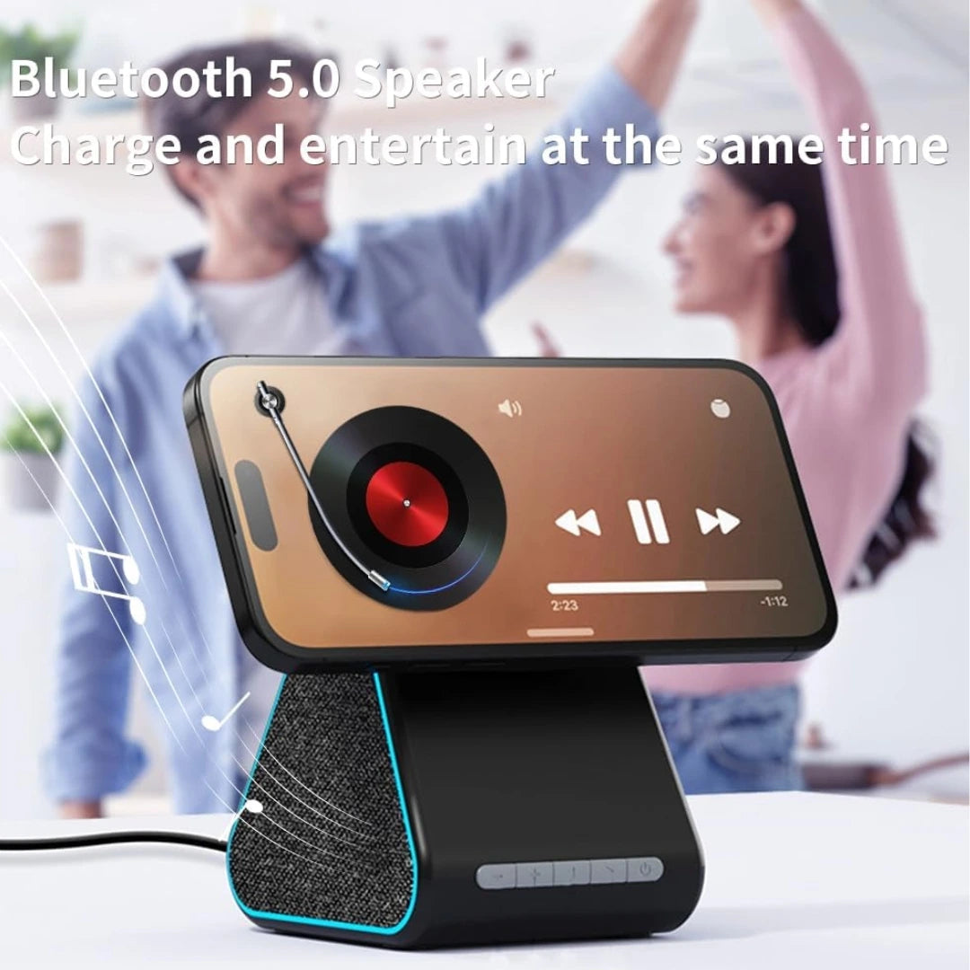 2 in 1 Audio Wireless Charger