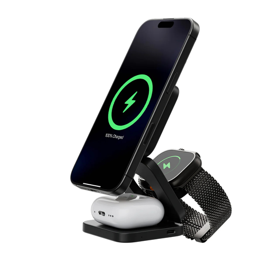 Foldable 3 in 1 Wireless Charger