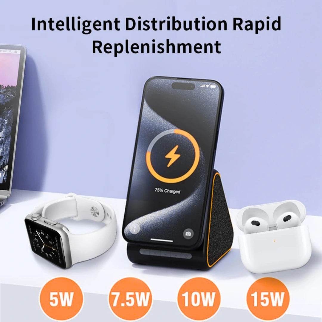 2 in 1 Audio Wireless Charger
