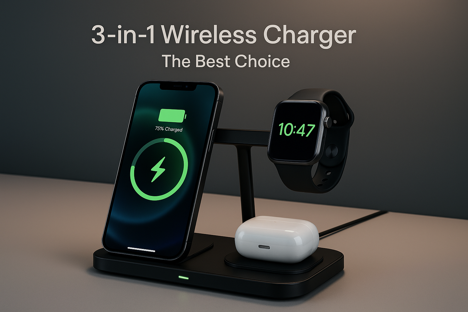 3‑in‑1 Wireless Charger is the Best Choice