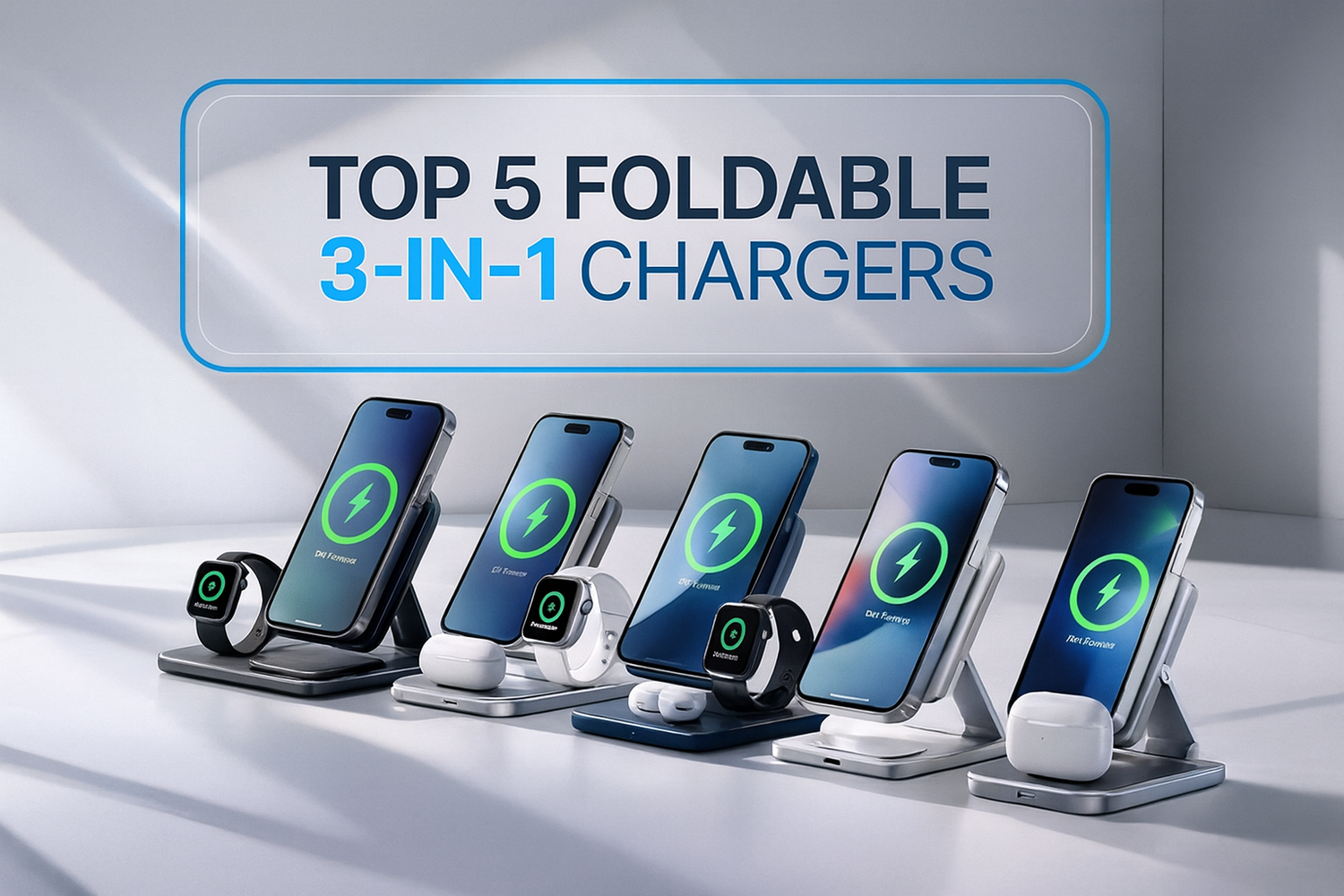  Foldable 3-in-1 Chargers 