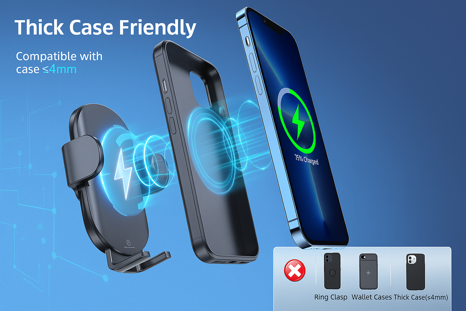 Magnetic Car Holder Charger