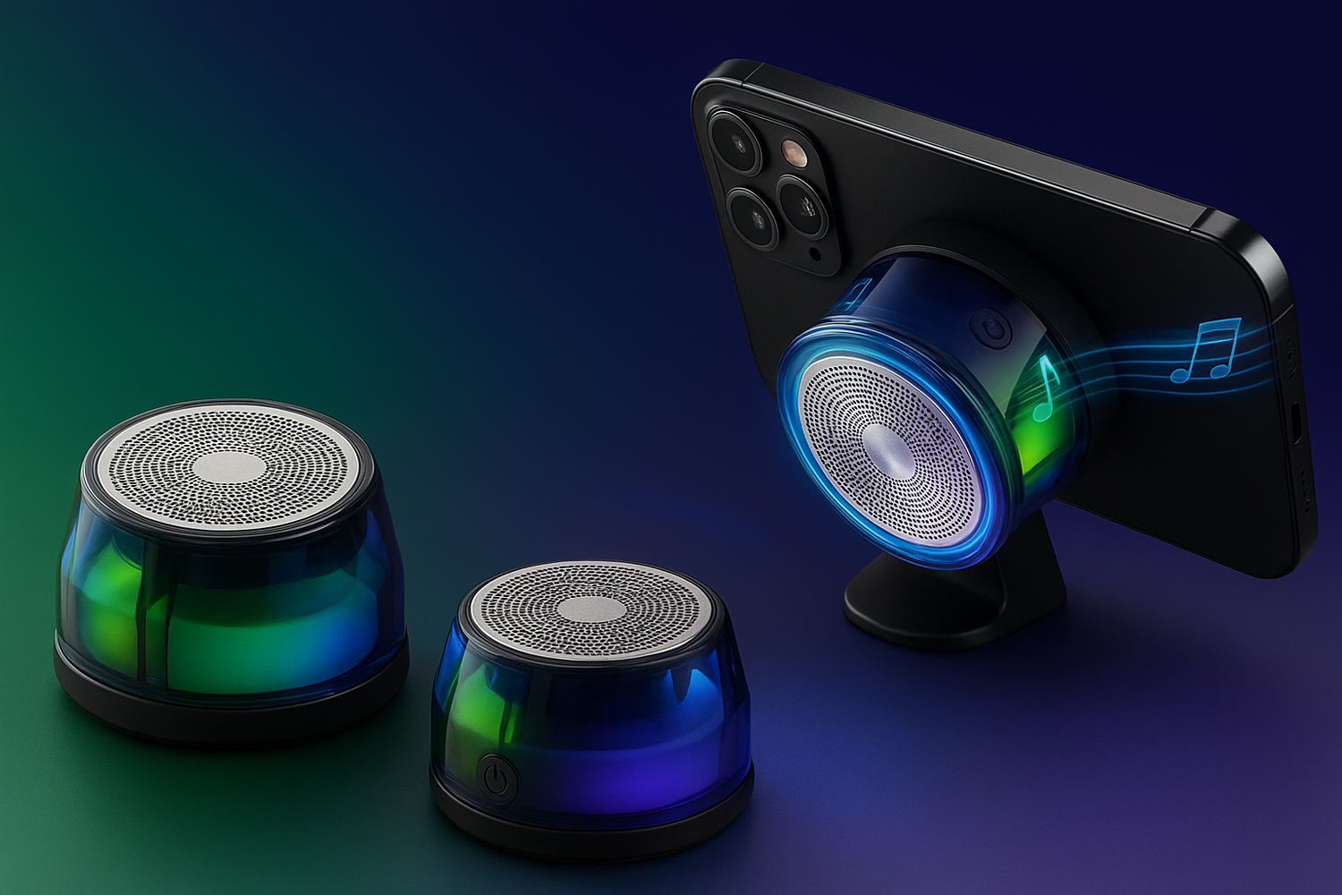 Speaker with Wireless Charger 