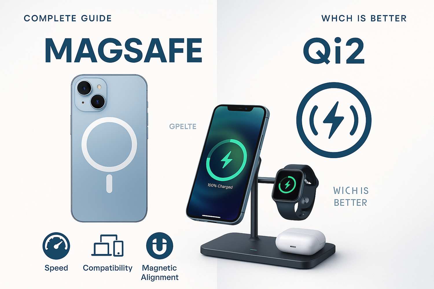 MagSafe vs Qi2 Which Is Better for Your Devices The Complete 3 in 1 Wireless Charger Guide