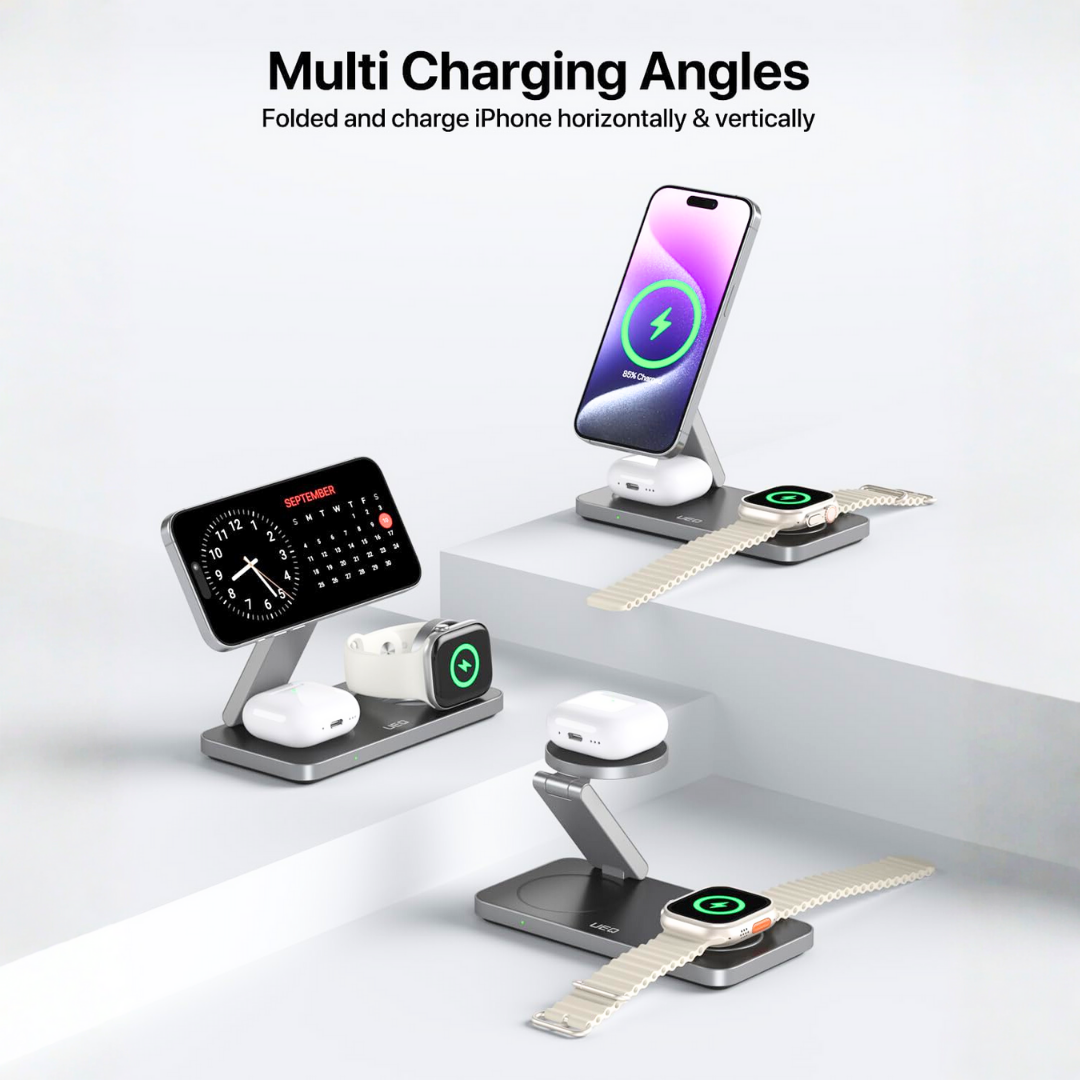 3 in 1 Wireless Charging Station