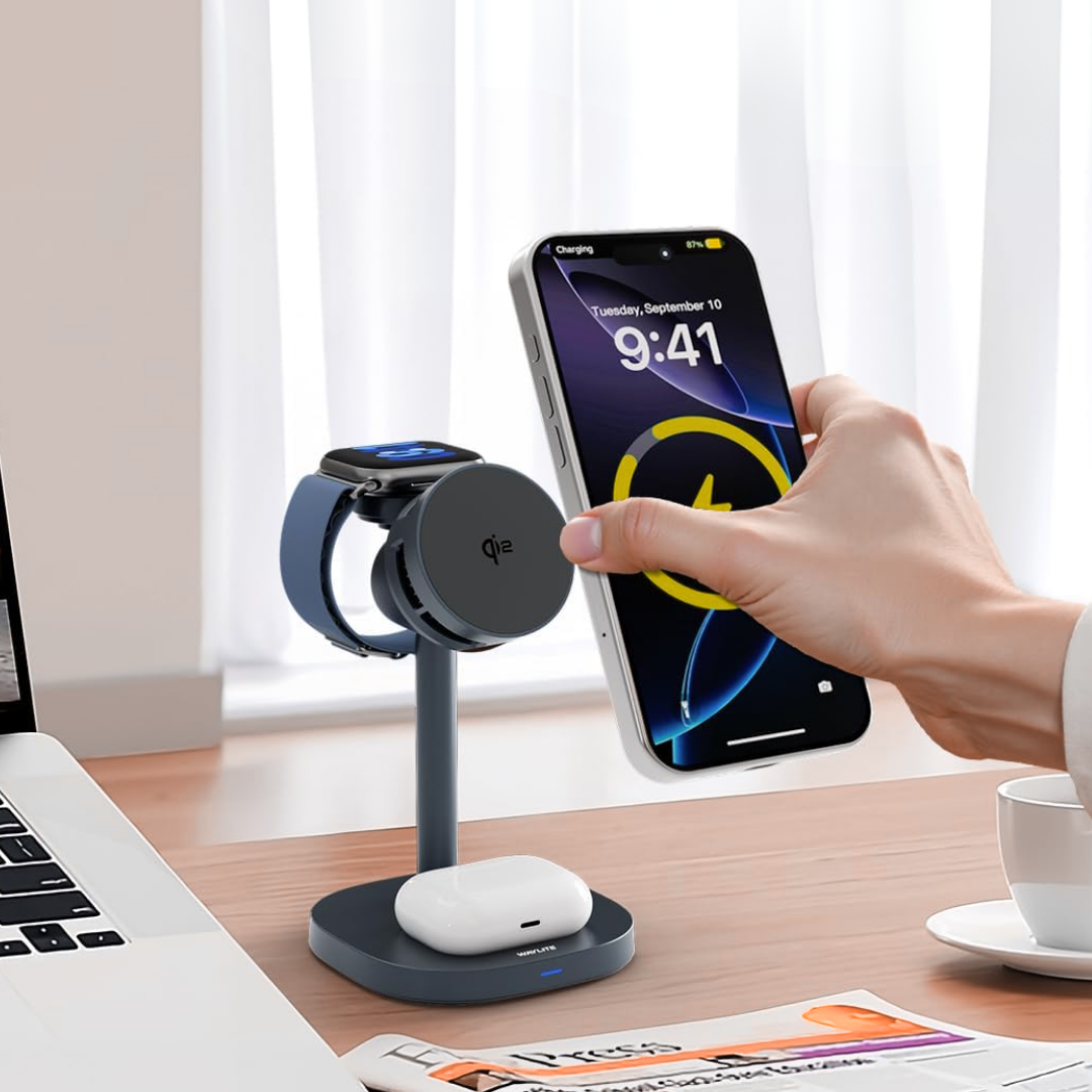 MagStand 3 in 1 Wireless Charger