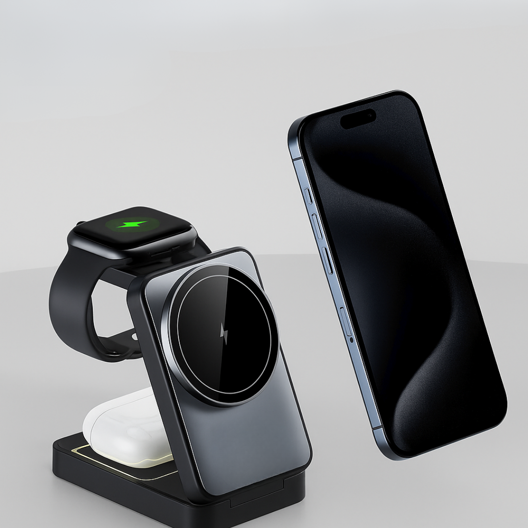 FoldMag 3 in 1 Magnetic Wireless Charger