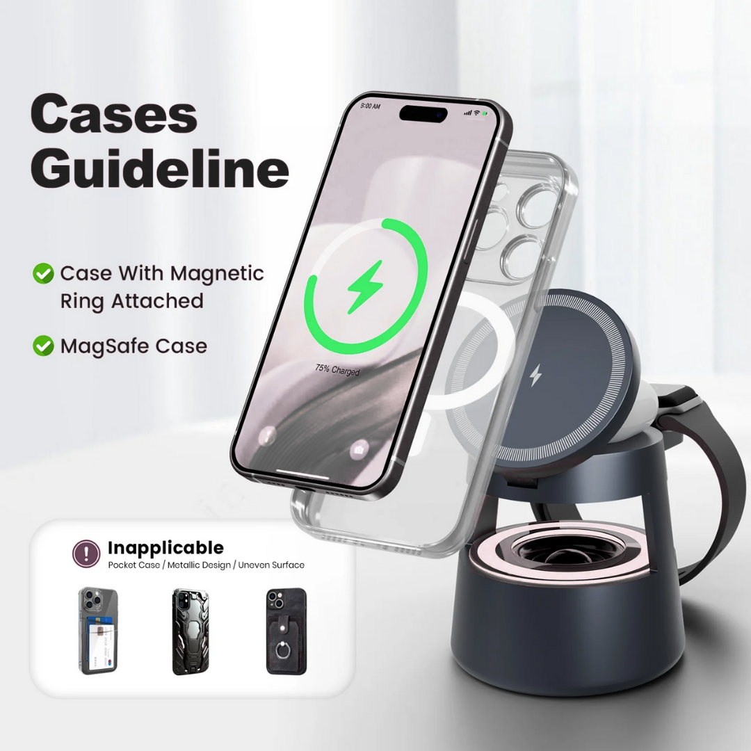PowerBase 5 in 1 Magnetic Charger
