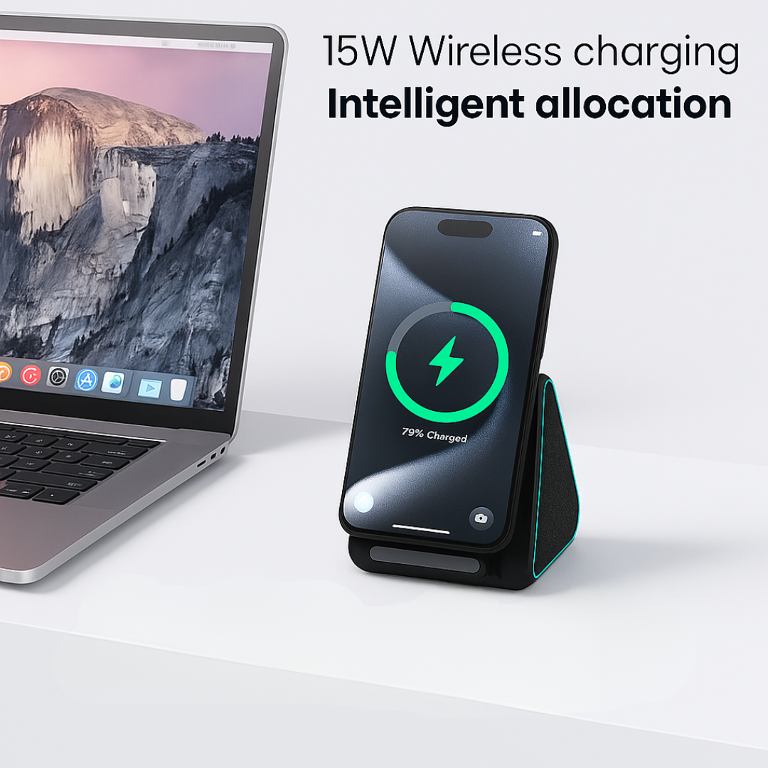 2 in 1 Audio Wireless Charger