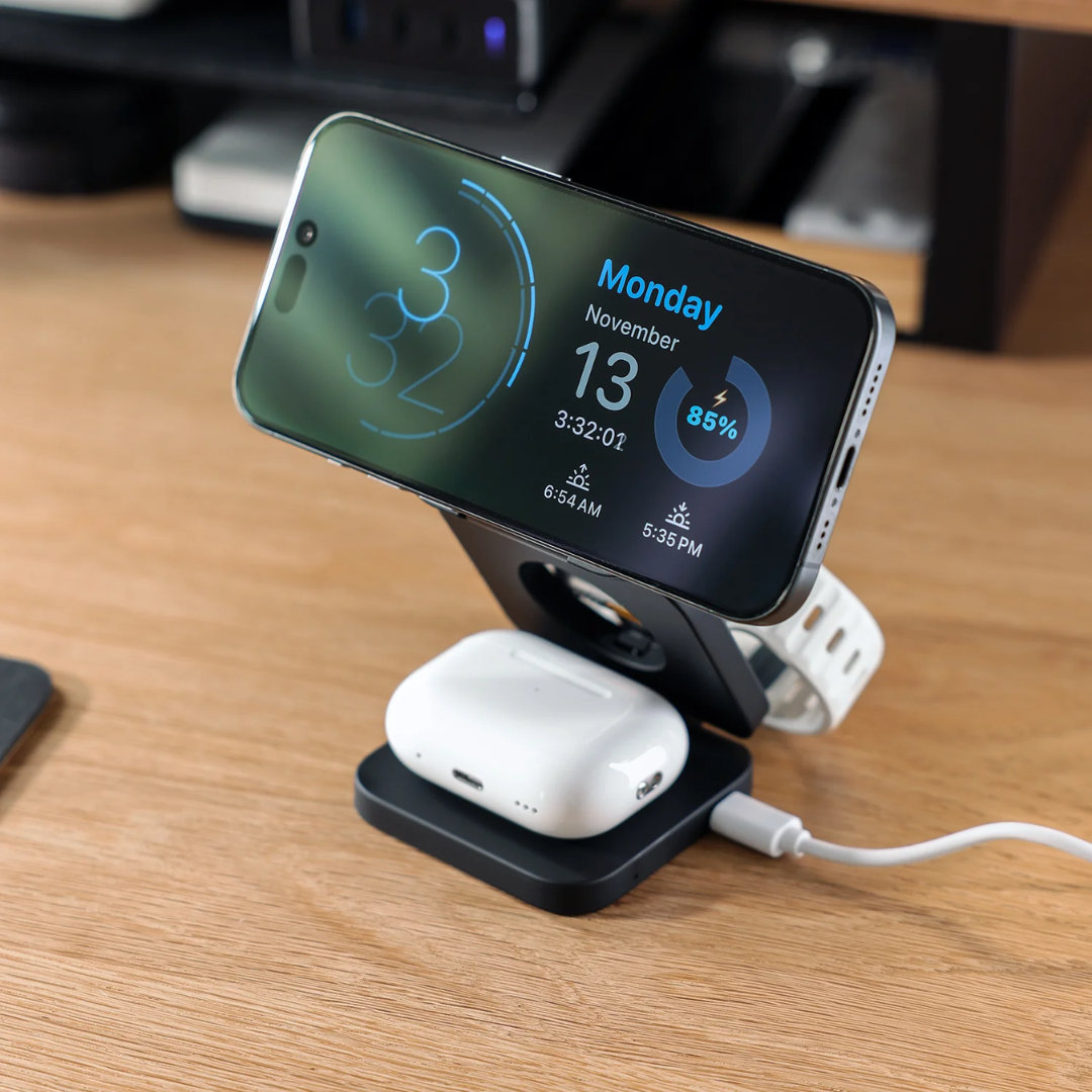 Foldable 3 in 1  Wireless Charger