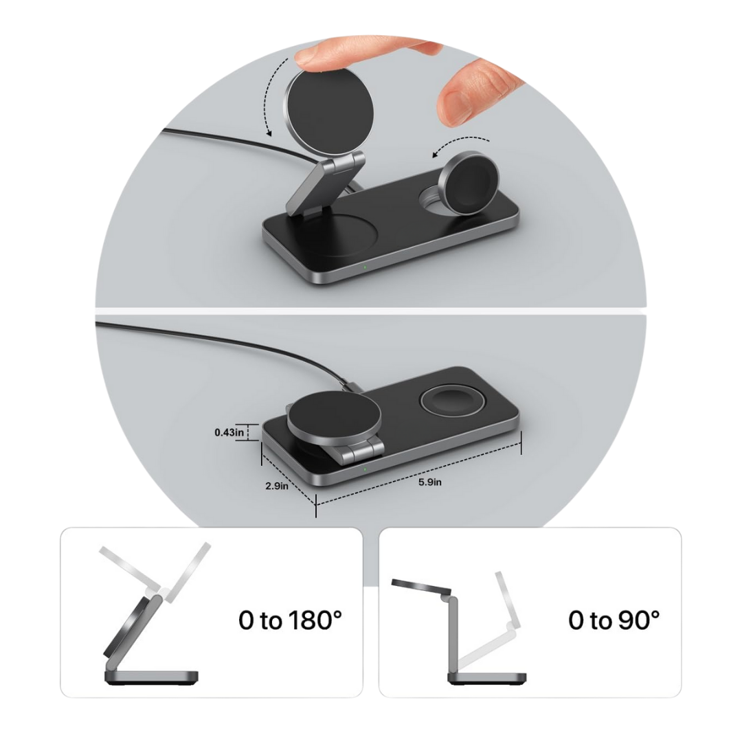 3 in 1 Wireless Charging Station