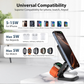 Foldable 3 in 1  Wireless Charger